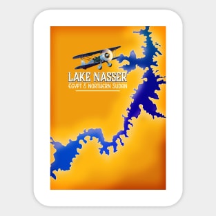 Lake Nasser Egypt map Sticker